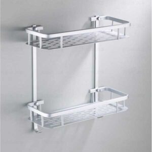 Double Layer Aluminium Basket Square