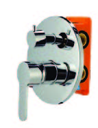 Concealed Oval shower faucet Double Function