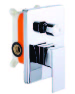 Concealed Square shower faucet Double Function