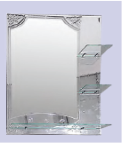 Rectangle Mirror With Shelf